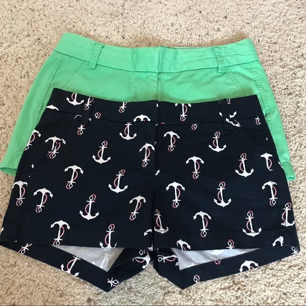 Lot of 2 J Crew shorts size 2